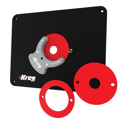 Kreg Router Table Insert Plate - Predrilled for Triton TRA and MOF Routers