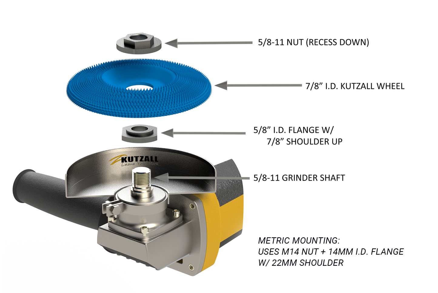 Kutzall 4-1/2" Shaping Disc - Extreme, Medium