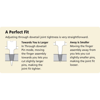Leigh Through Dovetail Bit - 8°