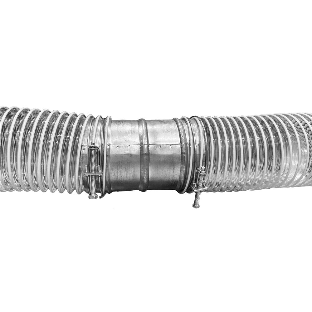 Carbatec Dust Hose Connector Galvanized Steel - 5"