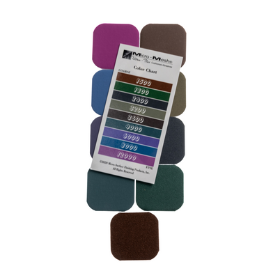 Micro-Mesh Soft Touch Pads 5cm x 5cm Set of 9 Variety