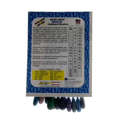 Micro-Mesh Polishing Swabs 5" Set of 12 Variety