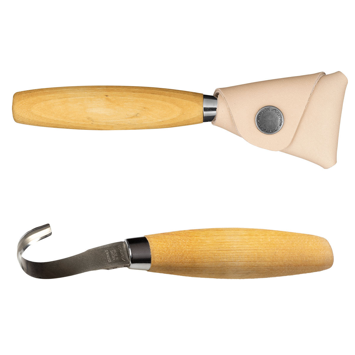 Mora Woodcarving Hook Knife with 16mm Radius and Double Edge