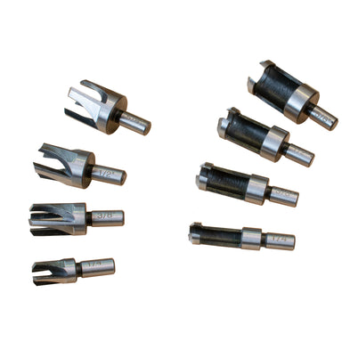 Carbatec 8 Piece Plug Cutter Set