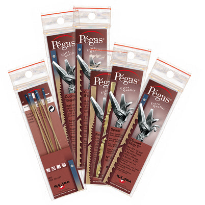 Pegas Pinned Regular Blades - 18 TPI