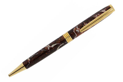 Carbatec Gold Streamline Pen Kits - 5 Pack