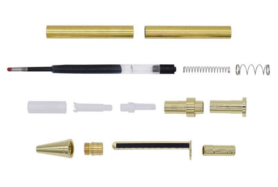 Carbatec Click Style Ball Point Pen Parts - 5 Pack