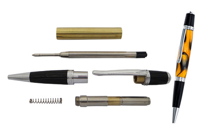 Carbatec Chrome Sierra Twist Pen Kits