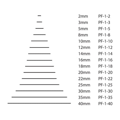Pfeil Straight Double Bevel Chisel - 10mm - #1