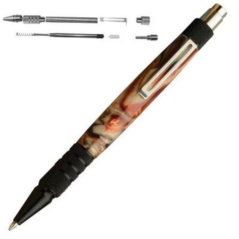 PSI DuraClick EDC Pen Kit in 6061-T6 Black Anodized Aluminum