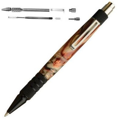 PSI DuraClick EDC Pen Kit in 6061-T6 Black Anodized Aluminum