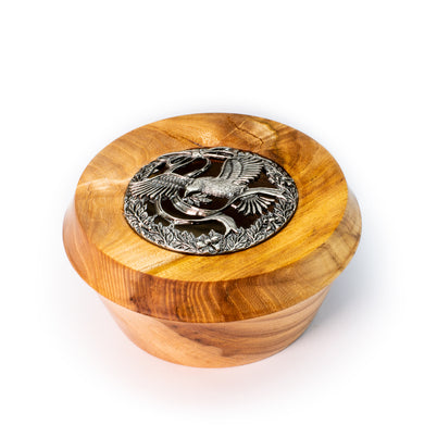 Carbatec Pewter Potpourri Lid - Bird and Bow