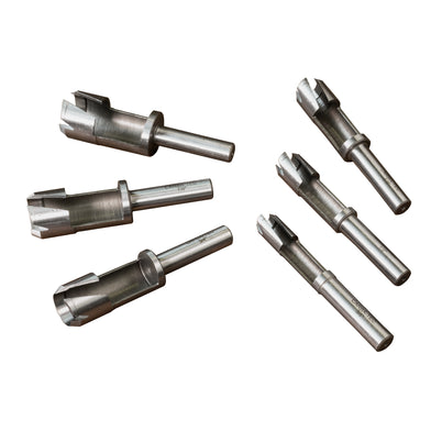 Carbatec 6 Piece Barrel Plug cutter Set