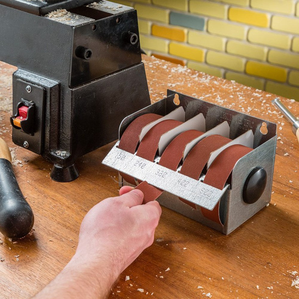 Rockler Multi-Roll Sandpaper Dispenser