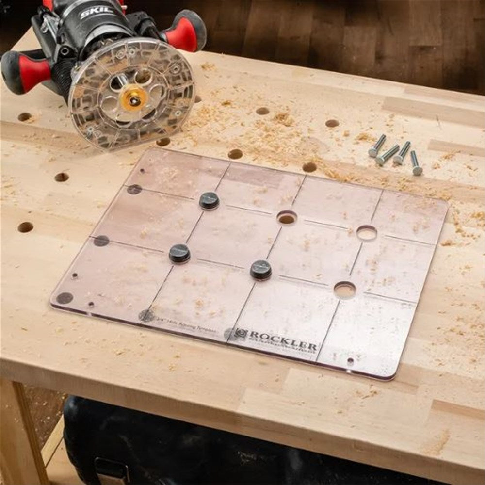 Rockler Dog Hole Routing Template