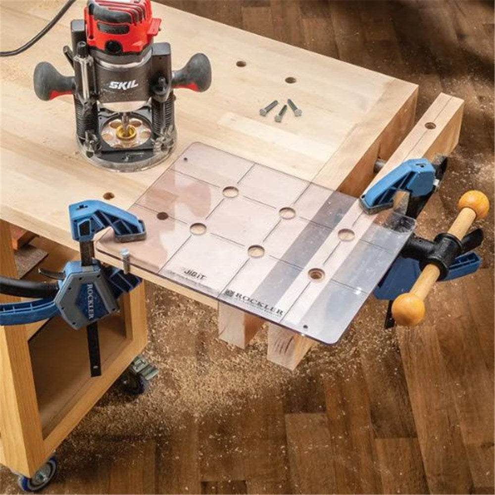 Rockler Dog Hole Routing Template