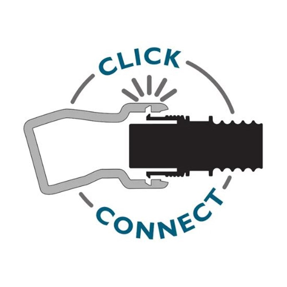 Rockler Dust Right Click-Connect FlexiPort, 1-1/4'' ID