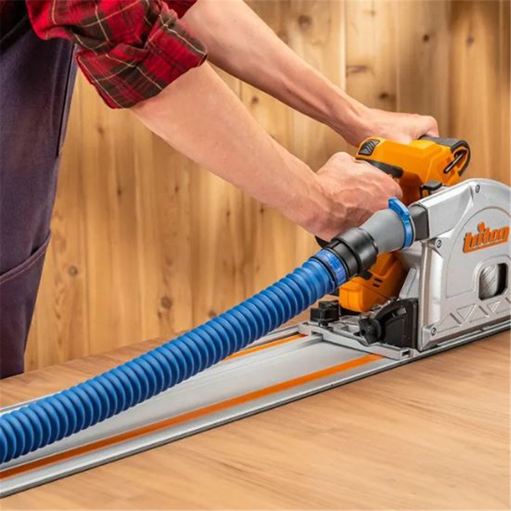 Rockler Dust Right FlexiPort Power Tool Hose Kit with Click-Connect, 3' to 12' Expandable Hose