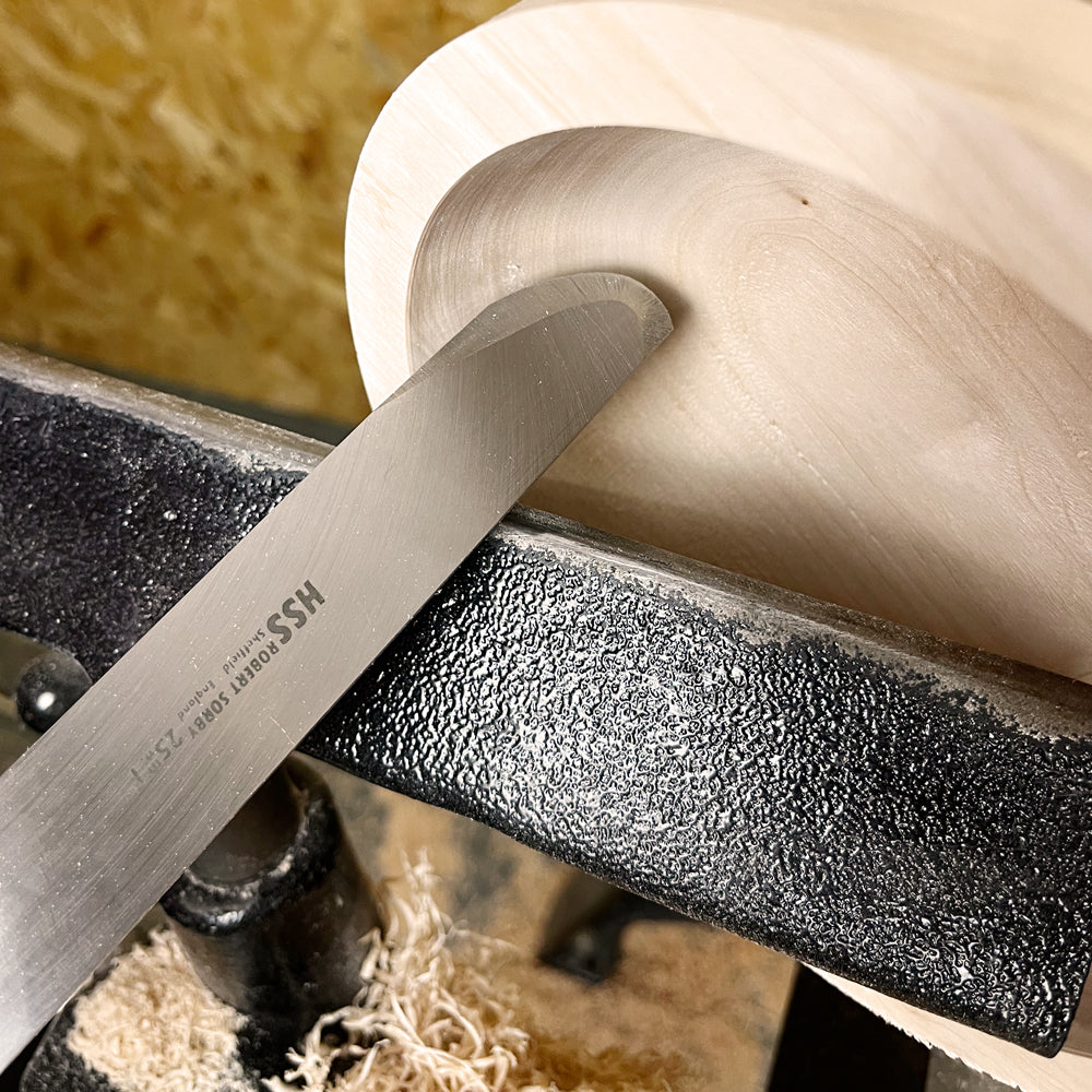 Robert Sorby 1" Negative Rake Curved Profile Scraper (8009)