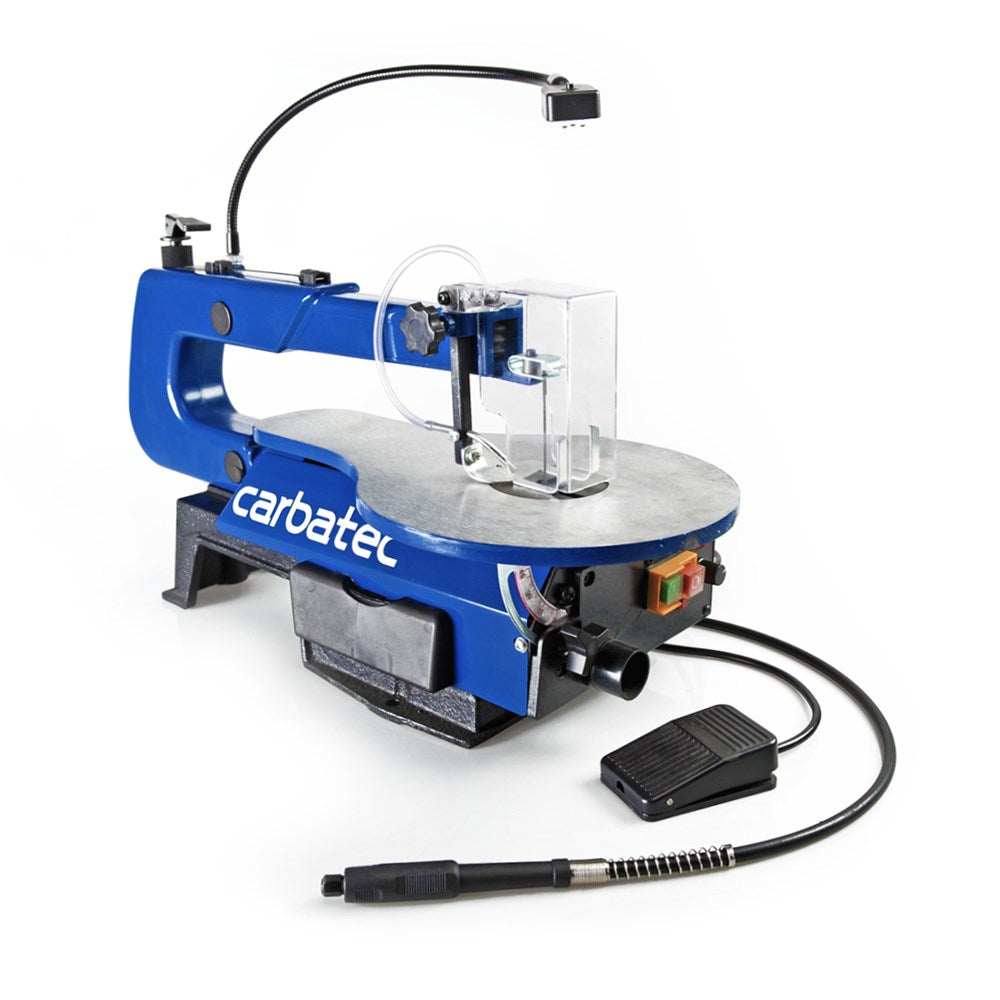 Carbatec 400mm Variable Speed Scroll Saw with Rotary Tool