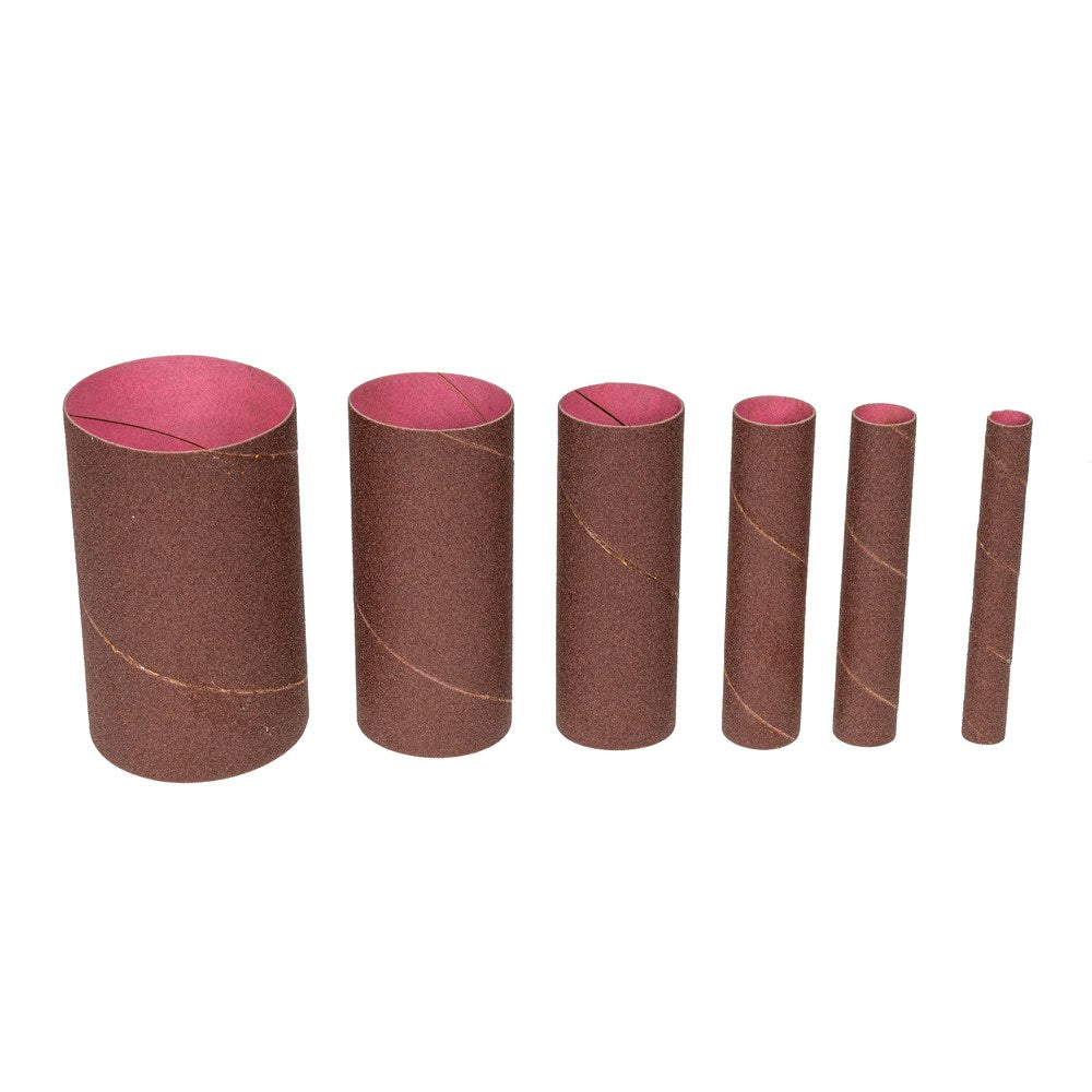 Carbatec 6Pce Sanding Sleeves 80 Grit to suit Triton TSPS450 Spindle Sander