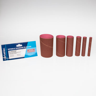 Carbatec 6Pce Sanding Sleeves 150 Grit to suit Triton TSPS450 Spindle Sander