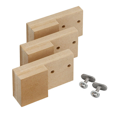 Woodpeckers StealthStop Mitre Gauge Fence Zero Clearance Blocks 3 Pack SSMGZC-3PK