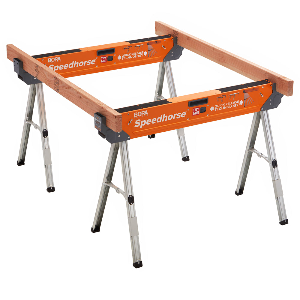 BORA Speedhorse™ - Sawhorse with fast deploying legs
