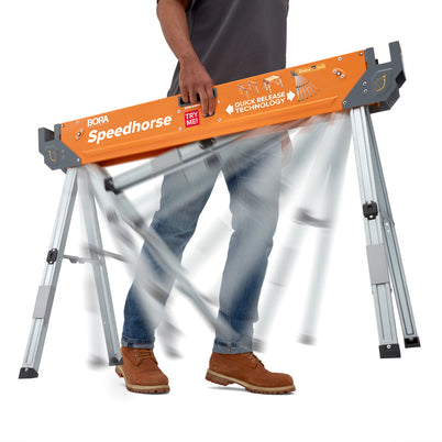 BORA Speedhorse™ - Sawhorse with fast deploying legs