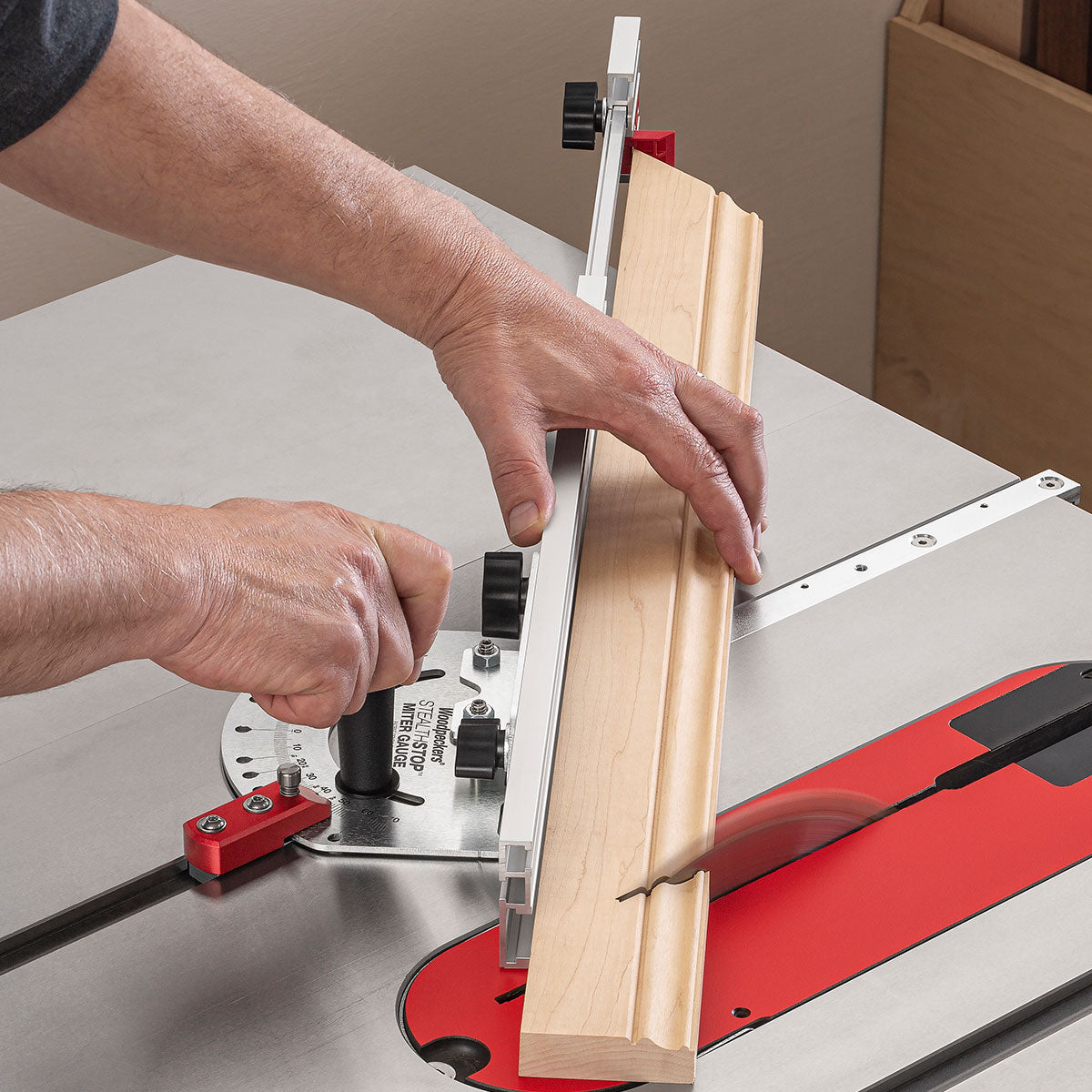 Woodpeckers StealthStop Mitre Gauge with Fence and Stop SSMG