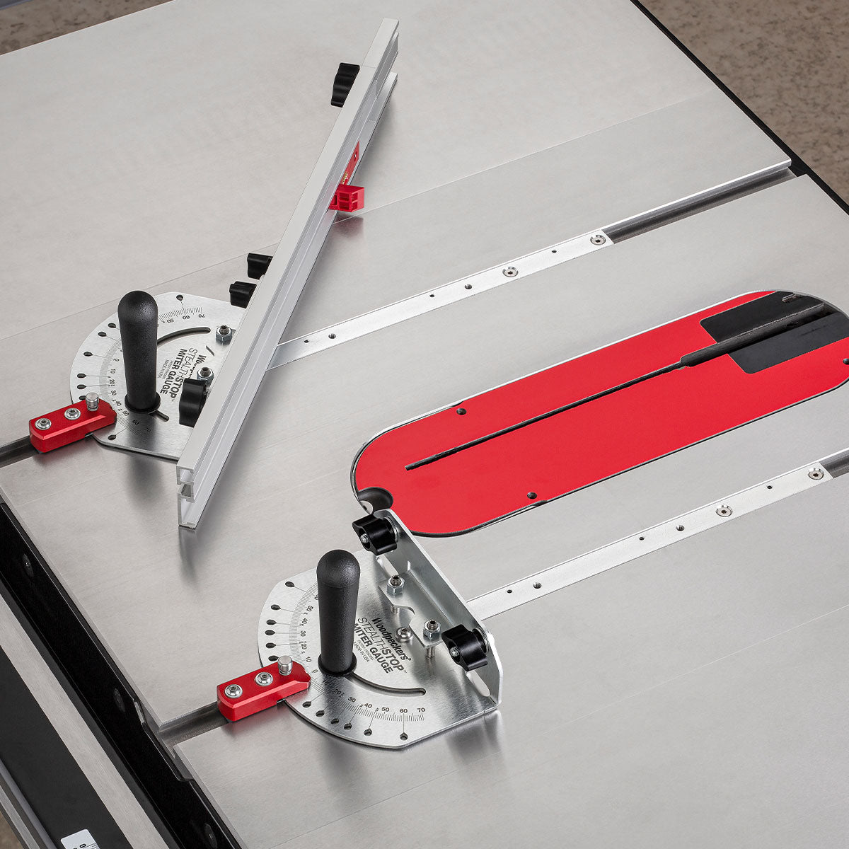 Woodpeckers StealthStop Mitre Gauge with Fence and Stop SSMG