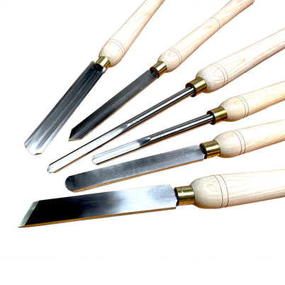 Carbatec 6PC HSS Woodturning Set