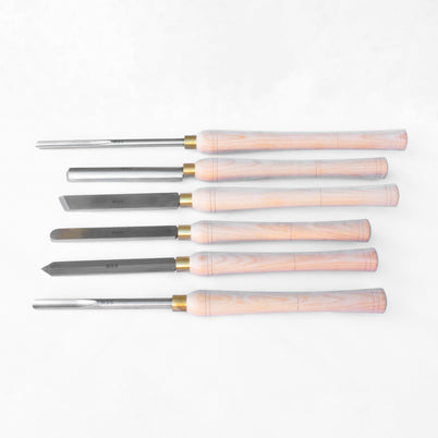 Carbatec 6PC HSS Woodturning Set