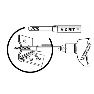 Carbatec Vix Bit - Suits #3 & #4 Screws