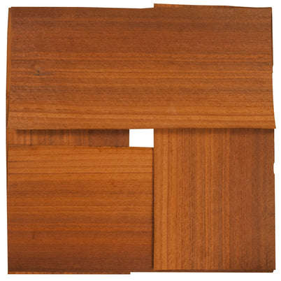Rivergum Four Piece Veneer Pack - Jarrah 800mm