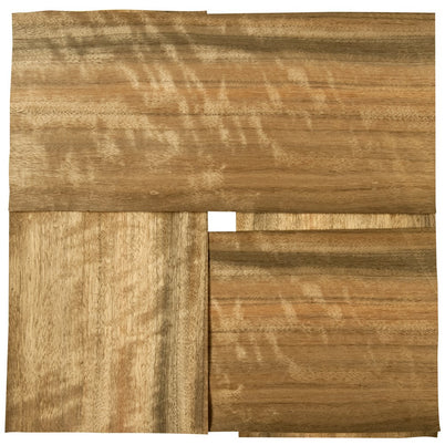 Rivergum Four Piece Veneer Pack - Queensland Walnut 800mm