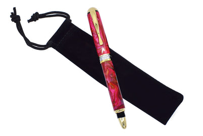 Carbatec Black Velvet Pouch for Pens - Single Pack