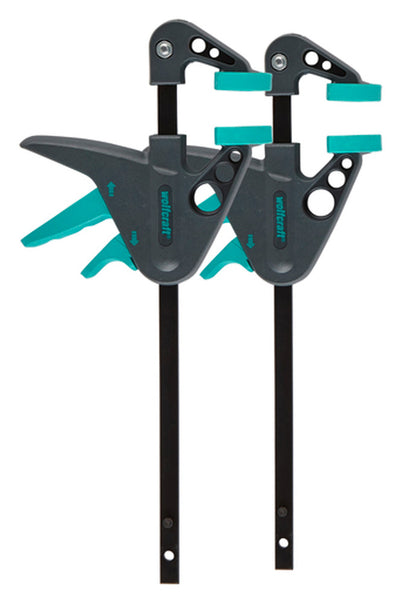 Wolfcraft EHZ Miniature One-Hand Clamps (2 Pack)