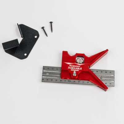 Woodpeckers In-Dexable Centre Finder 150mm Blade and Rack-It I-CF6B-M