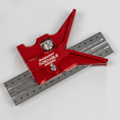 Woodpeckers In-Dexable Centre Finder 150mm Blade and Rack-It I-CF6B-M