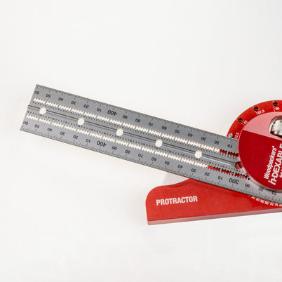 Woodpeckers In-Dexable Protractor 450mm Blade and Rack-It I-PI8B-M