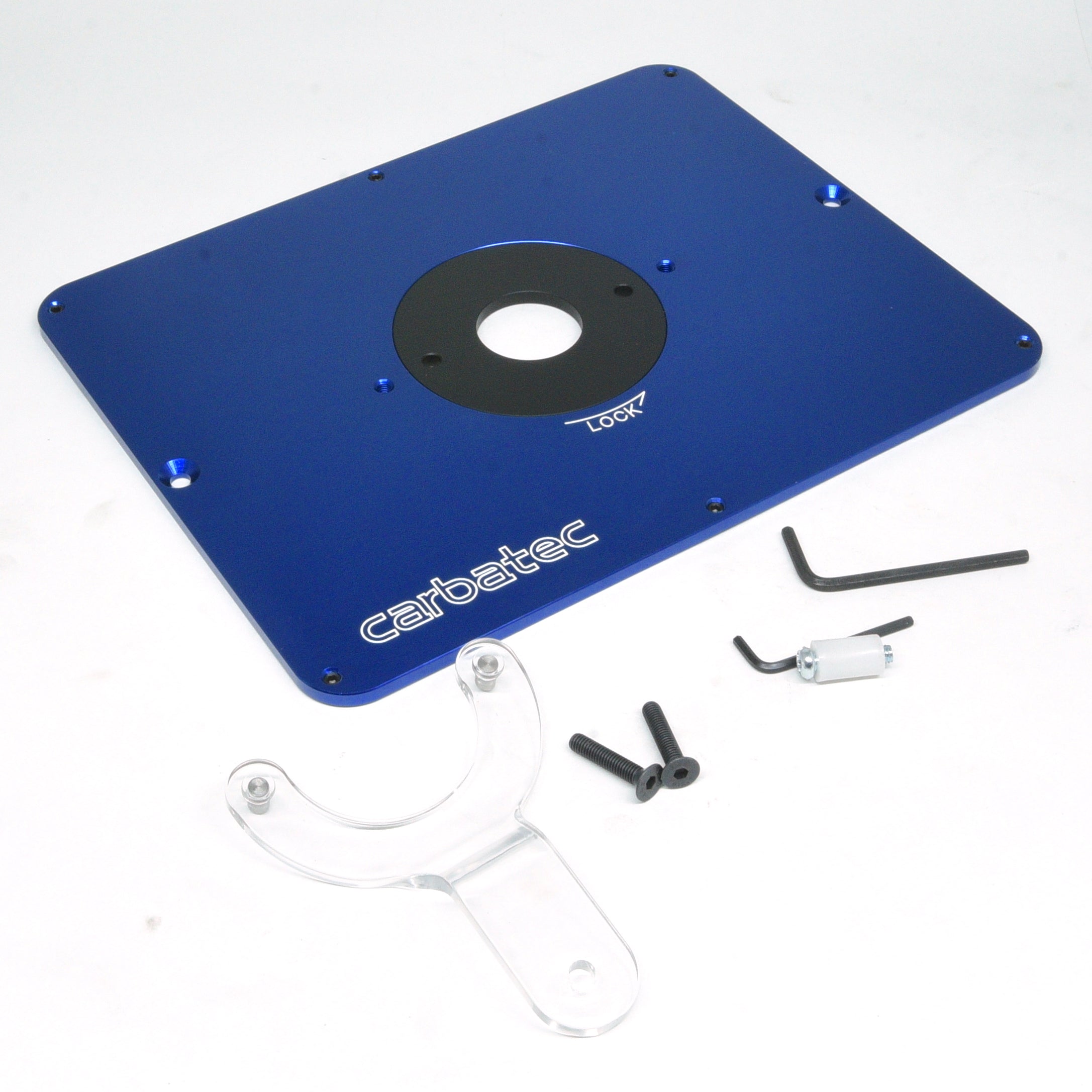Buy Carbatec Aluminium Router Mounting Plate by CARBATEC online - Carbatec