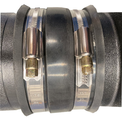 Carbatec 2-1/2" to 2-1/2" Rubber Dust Collar