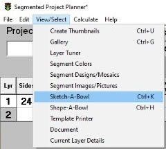 Basics in Designing a Segmented Bowl Sketch A Bowl