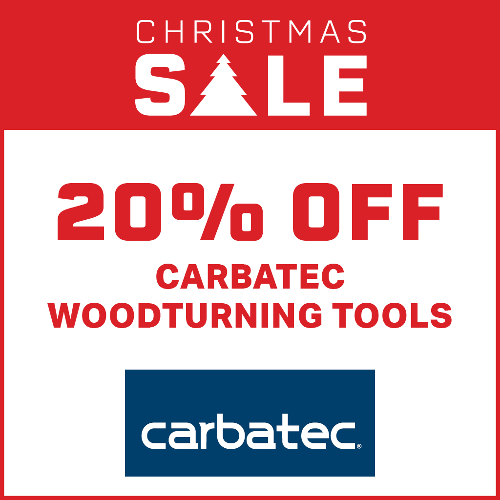 15% Off - Carbatec Woodturning Tools