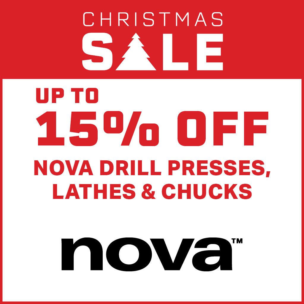 10% Off - Nova Drill Presses, Latches & Chucks