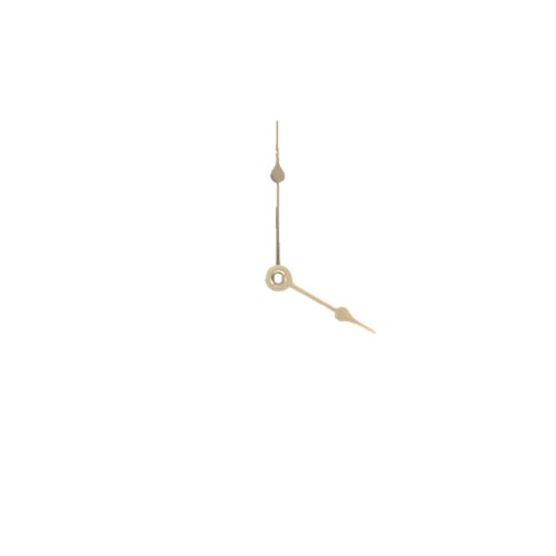 Carbatec Clock Hands - Hour & Minute - Gold - 64mm | Carbatec