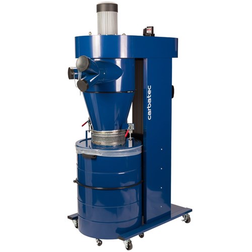 Carbatec Two Stage Dust Cyclone - 3hp | Dust Extractors - Carbatec