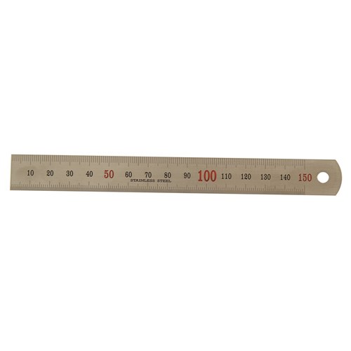 Steel Ruler - 150 x 18mm | Rules & Protractors - Carbatec